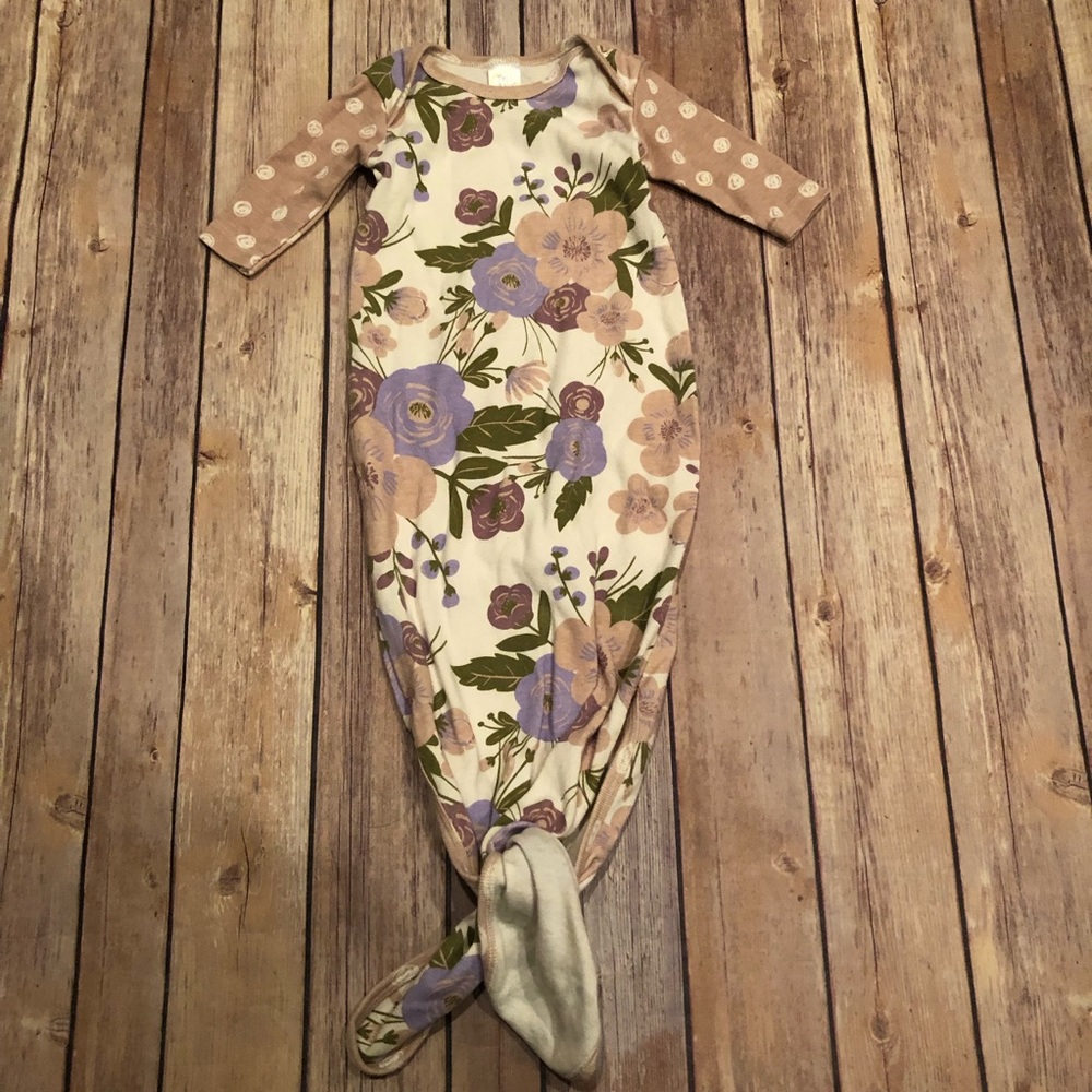 Tesa babe floral knotted nightgown